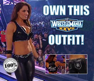 Trish Stratus: Own Trish's iconic ring attire from WrestleMania 27