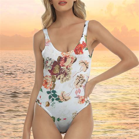 Vintage Flower Swimsuit, Vintage Swimsuit, Vintage One Piece Swimsuit