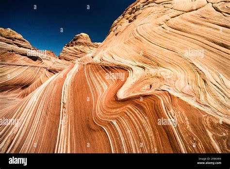 The Wave is a striated sandstone formation in North Coyote Buttes ...