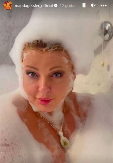 Magda Gessler pozuje nago do zdjęcia w wannie