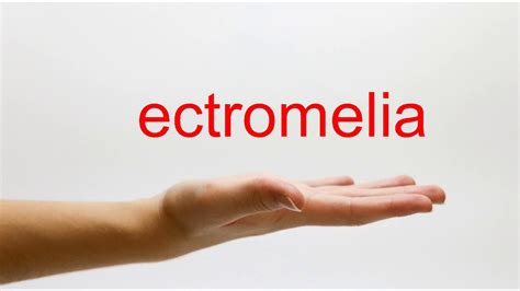 pronounce ectromelia american english youtube