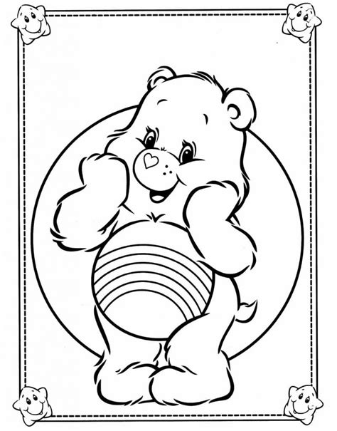 Desenhos Para Colorir Dos Ursinhos Carinhosos