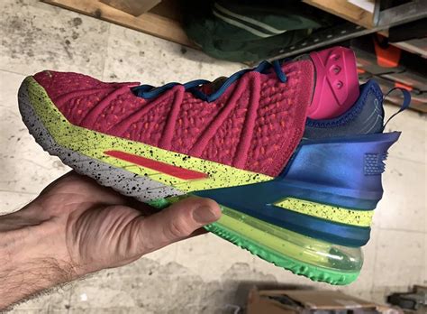 Nike LeBron 18 Los Angeles By Night Pink Prime Multicolor DB8148-600 ...
