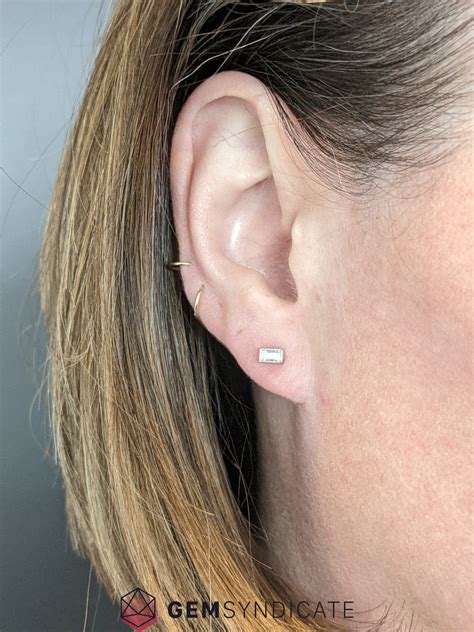 Flirty White Sapphire Earrings in 14k Gold – The Gem Syndicate