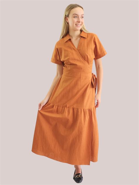 cotton wrap dresses