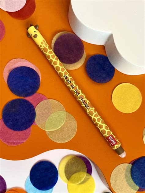 Black Ink Erasable Giraffe Pen by Legami - The Warren
