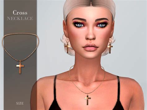 Sims 4 Cross Necklace CC