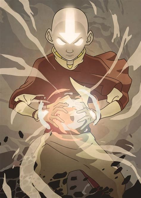 avatar aang  zuko   cm maxi poster fan art avatar avatar