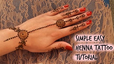 Easy Henna Designs For Beginners
