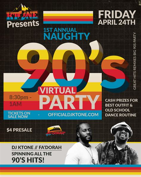 1st Annual Naughty 90's Virtual Party - DJ KTONE