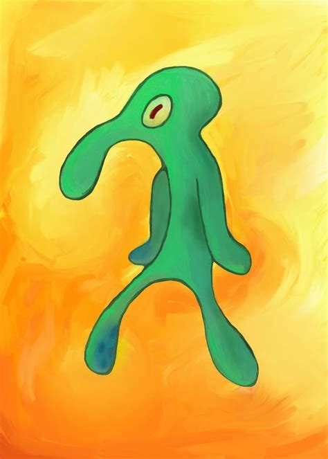 'Bold and Brash Squidward' Poster Print by Weltenraser | Displate ...