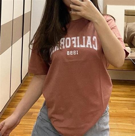 kaos pantone tshirt warna dusty pink kaos dusty rose oversize baju