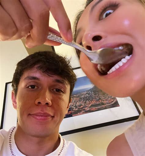 Alex Albon and Lily Muni He