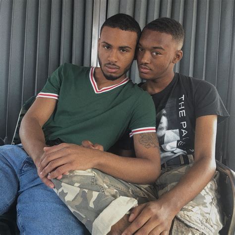 Cute Black Guys, Black Boys, Cute Guys, Black Men, Lgbt Couples, Cute