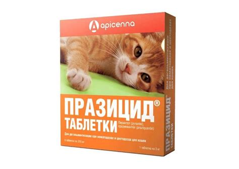 Празицид для кошек (таблетки): инструкция по применению
