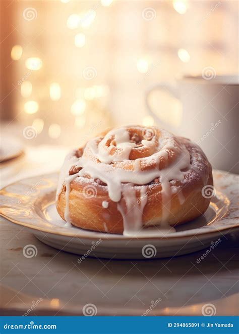 Delicious Cinnamon Roll, AI Generated Stock Illustration - Illustration ...
