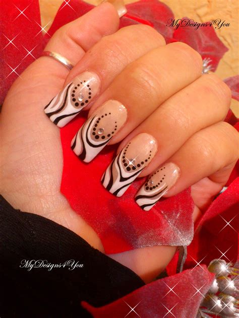 94 Black and white nail designs ideas to save today | nail designs