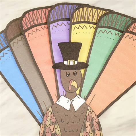 Thanksgiving Thankful Turkey Printable - Primary Singing