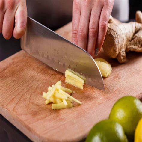 peel grate  chop fresh ginger tastegreatfoodie