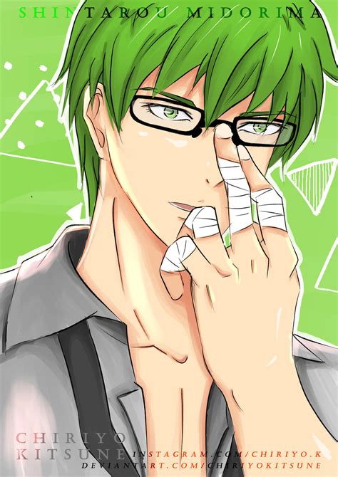 knb fan art shintarou midorima  chiriyokitsune  deviantart