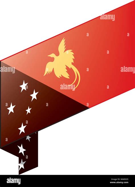 Papua New Guinea flag, vector Stock Vector Image & Art - Alamy