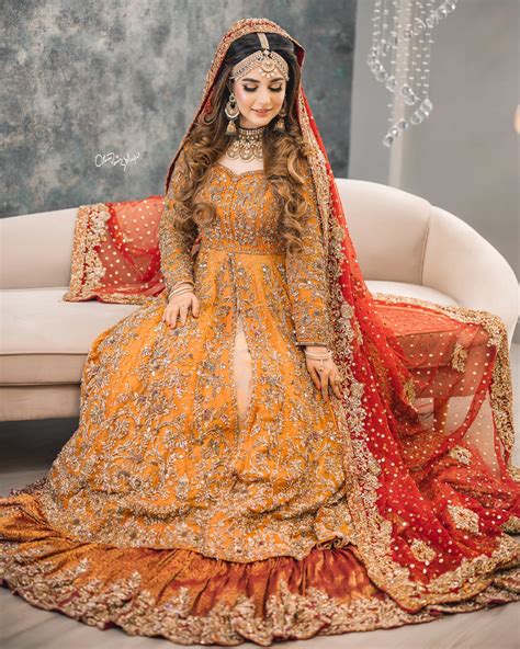 Pakistani Bridal Mehndi Dress 2024