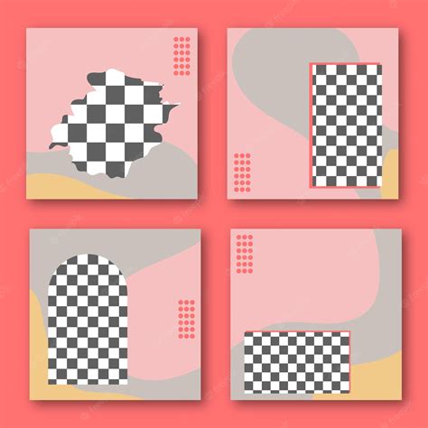 Modelos de postagens instagram | Vetor Premium