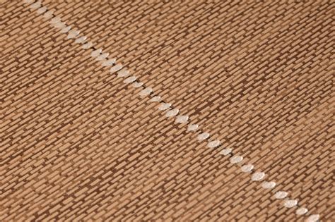 Wallpaper Printed Grasscloth pale brown | Wallpaper from the 70s
