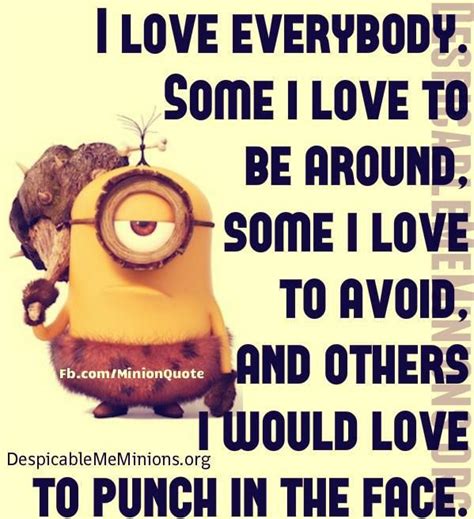 Top 30 Minion Love quotes | Funny minion quotes, Funny minion memes ...