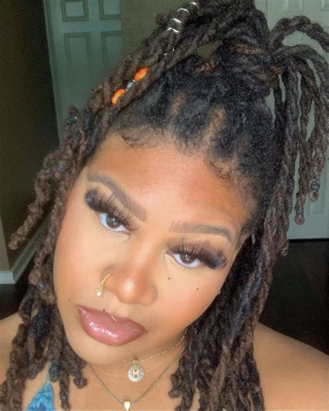 Half up half down dreads | Natural makeup, Hair, Hair styles