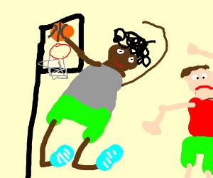 Getting dunked on - Drawception