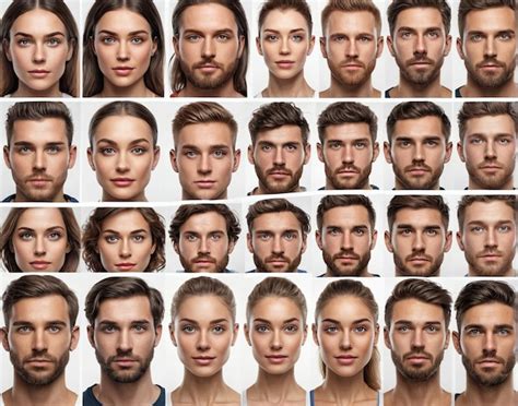 face shapes men pictures