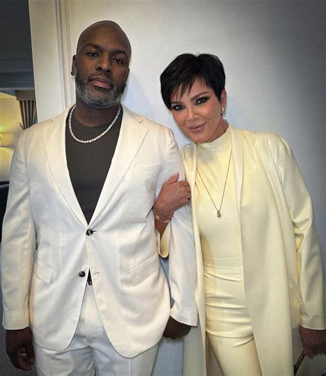 Corey Gamble, 42, parties without girlfriend Kris Jenner, 67, at fancy