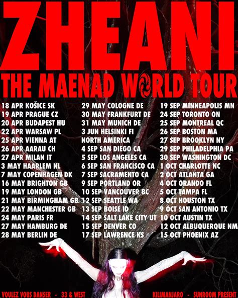 Zheani Sparkes announces new WORLD TOUR