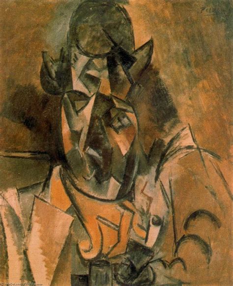 Oil Painting Replica Portrait of Georges Braque by Pablo Picasso ...