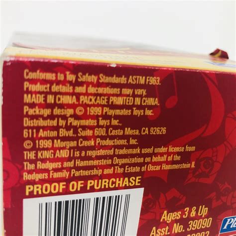 The King and I Tuptim Doll by Playmates 1999 for sale online | eBay