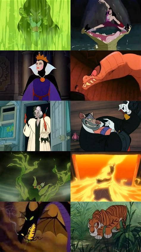 Top Ten Disney Villains by ForeverFallen16 on DeviantArt