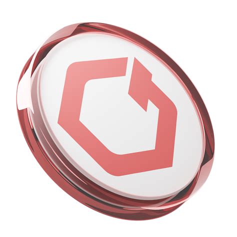 GateToken ,GT Glass Crypto Coin 3D Illustration 24092916 PNG