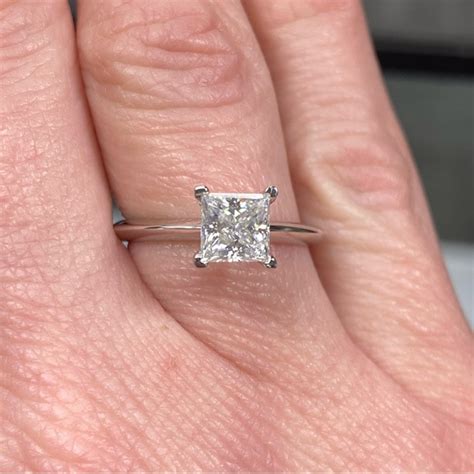 Diamonds On The Square | Jewelry | Carat Princess Cut Moissanite ...