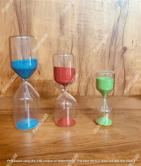 sand timer  rs piece stem lab  school  ambala id