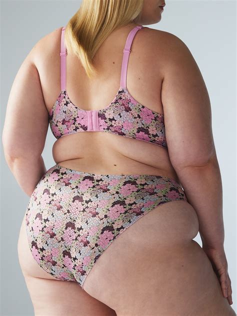 penthouse sweet lace high leg bikini panty  multi pink savage  fenty