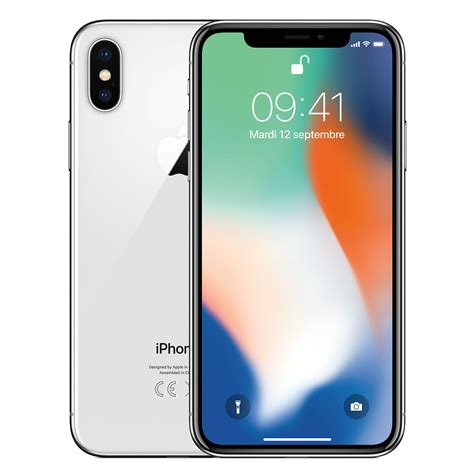 Apple iPhone X 256 Go Argent · Reconditionné - Smartphone reconditionné ...