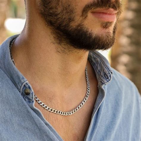 buy premium  sterling silver chain  men   india silver