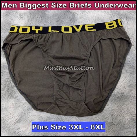 mbs body love  men cotton fat big size briefs underwear  size