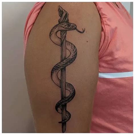 20+ Amazing Caduceus Tattoo Designs | PetPress | Caduceus tattoo, Tattoo designs, Medical tattoo