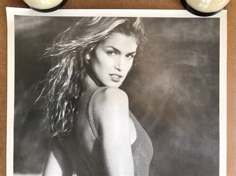 Vintage Original 1980s Cindy Crawford Bathing Suit Pinup | Etsy