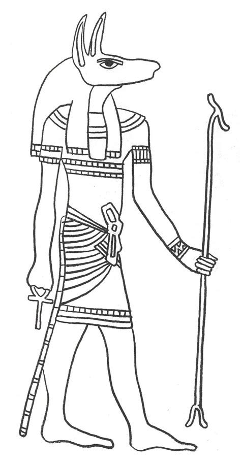 how to draw egyptian gods