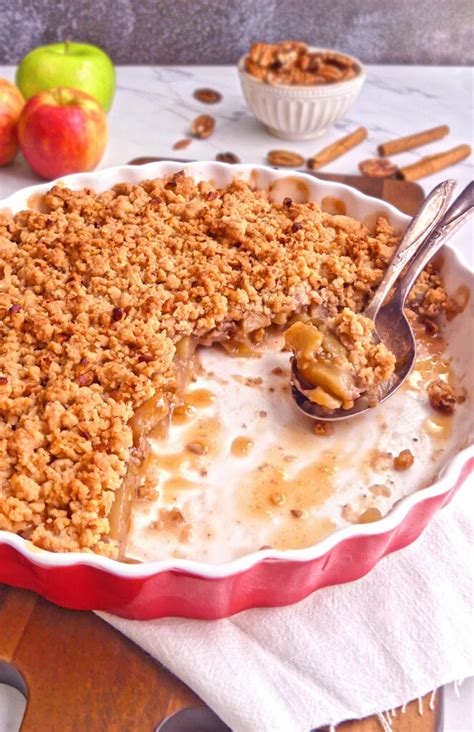 Easy Apple Crisp With Pecan Topping - Kid Tested Recipes