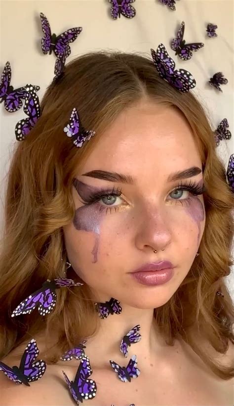 butterfly makeup 🦋 | Макияж феи, Идеи макияжа, Прически и макияж