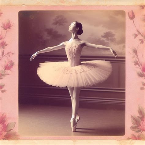 Vintage Ballerina Art Free Stock Photo - Public Domain Pictures